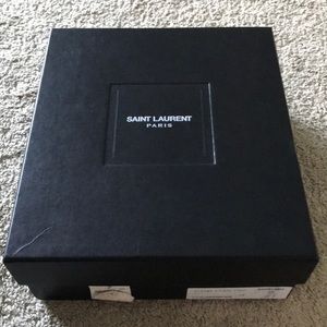 YSL seta calf nero